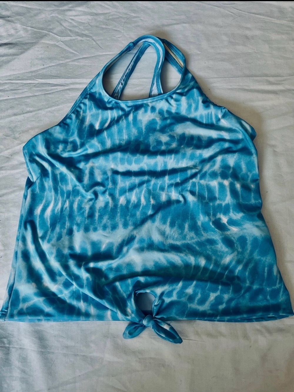 Lands’ End girls Tankini swim top size 16